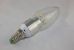 E14 Candle Light 3w 3 Prong Clear Glass Cool White